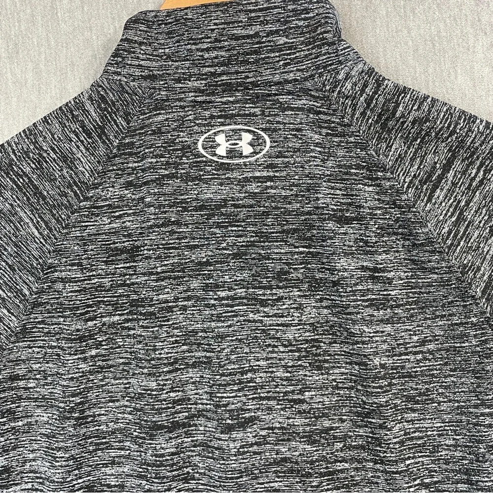 Under Armour Golf Pullover Women’s Small Heathered Grey Loose Fit Heatgear - Picture 9 of 10